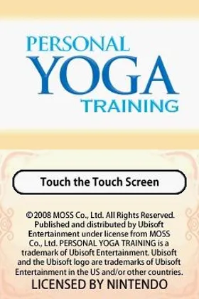 Quick Yoga Training - Learn in Minutes a Day (USA) (En,Fr,De,Es,It) screen shot title